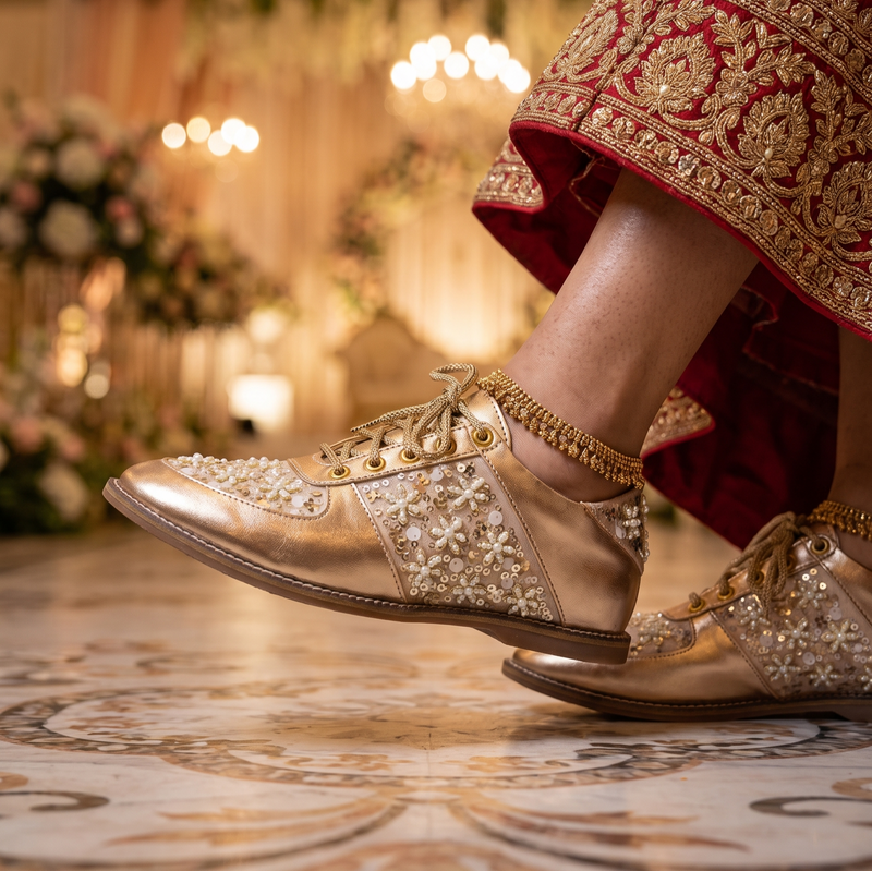 Bridal Flat Heel Sneaker