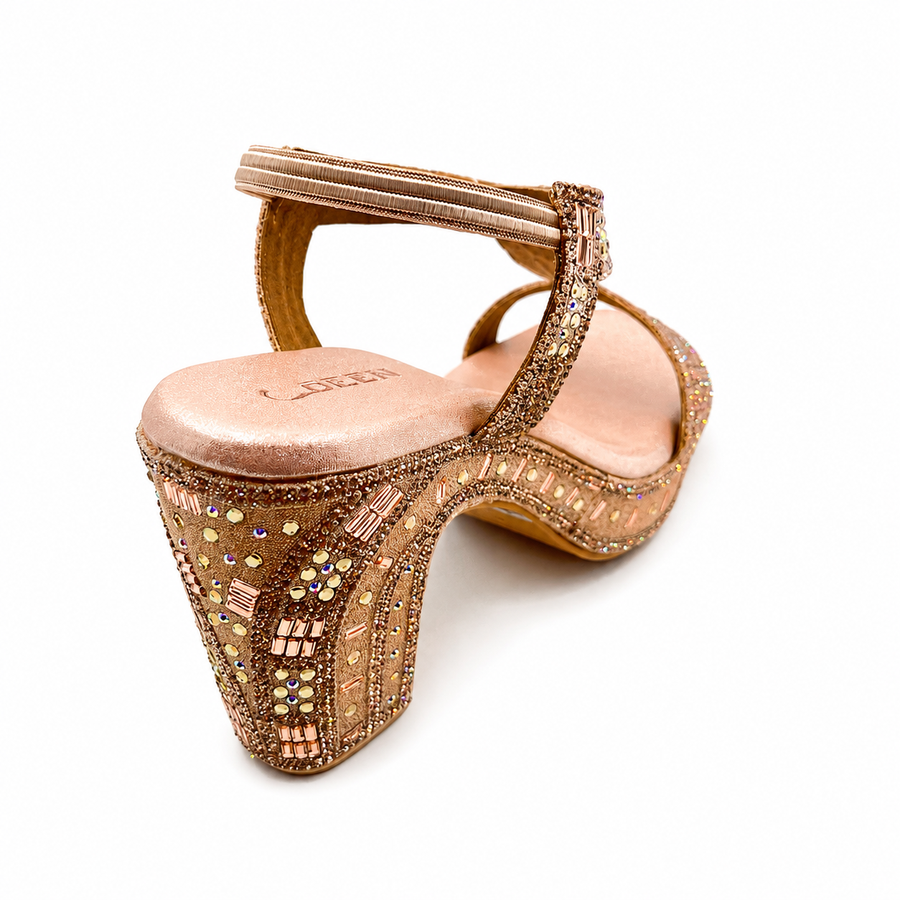 Women's Bridal Block Heel Sandal
