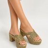 Women Bridal Block Slipper
