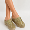 Women Bridal Wedge Sneaker
