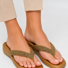 Bridal Wedge Heel Slipper