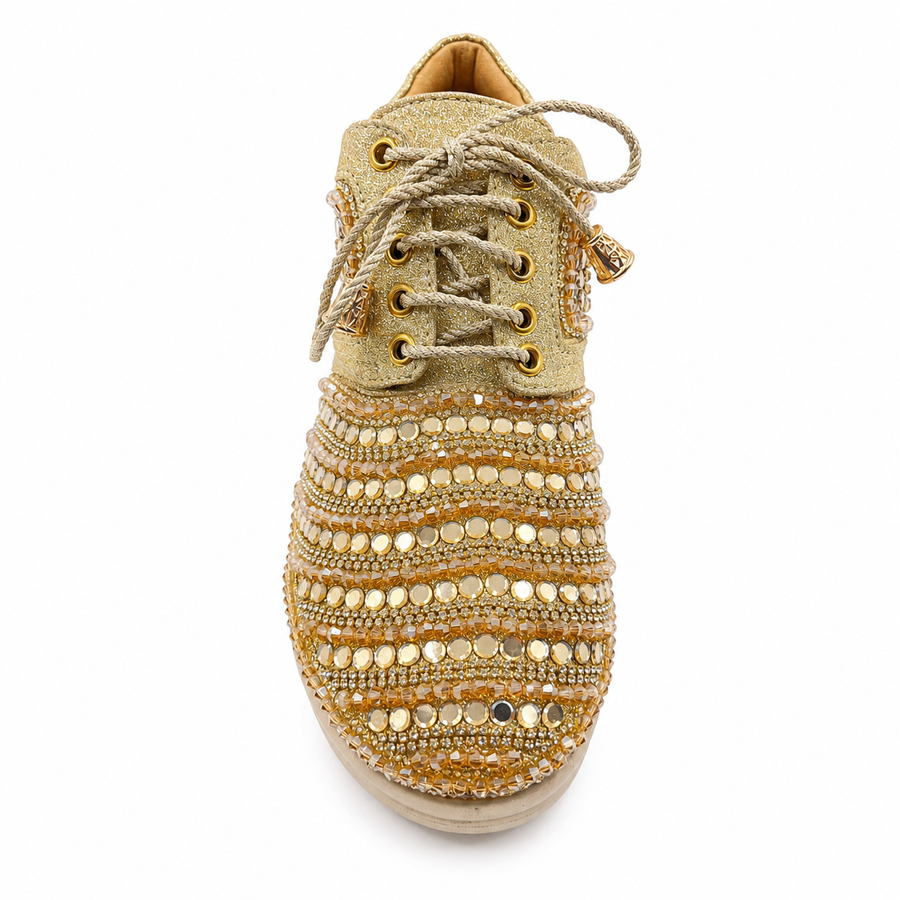 Bridal Wedge Heel Sneaker