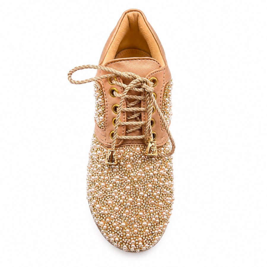 Bridal Wedge Heel Sneaker