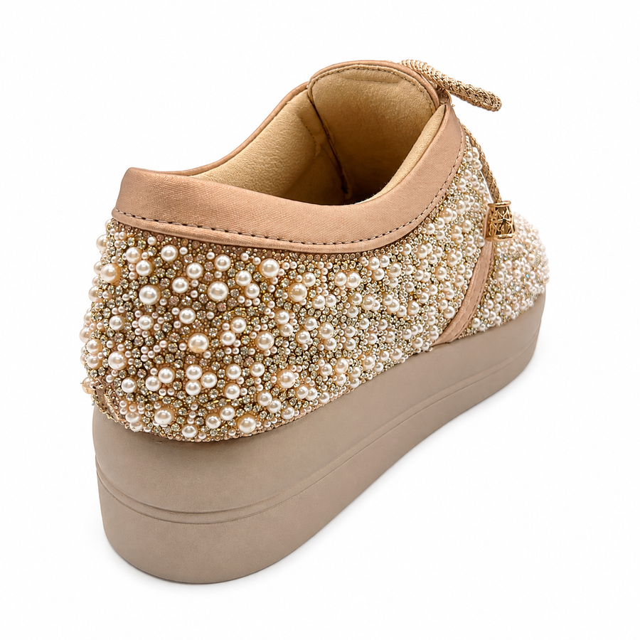 Bridal Wedge Heel Sneaker