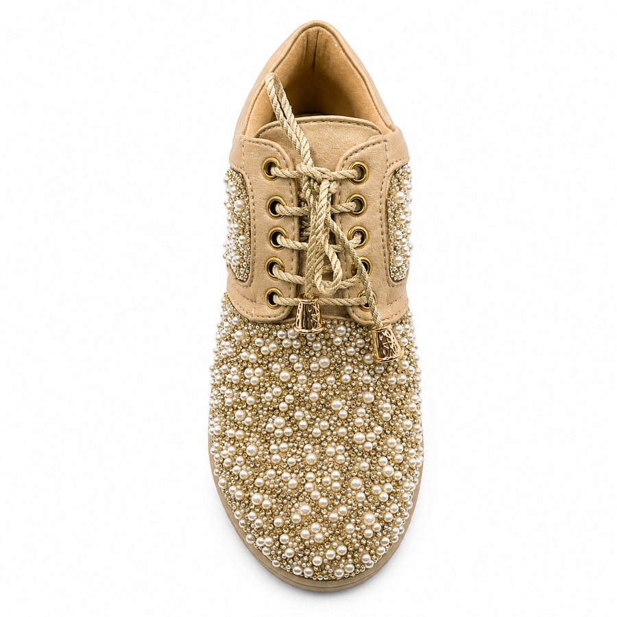 Bridal Wedge Heel Sneaker
