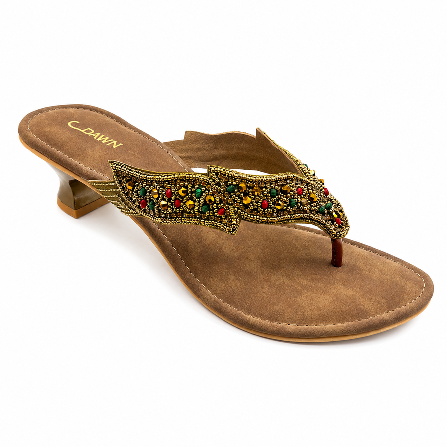 Bridal Kitten Heel Slip-On