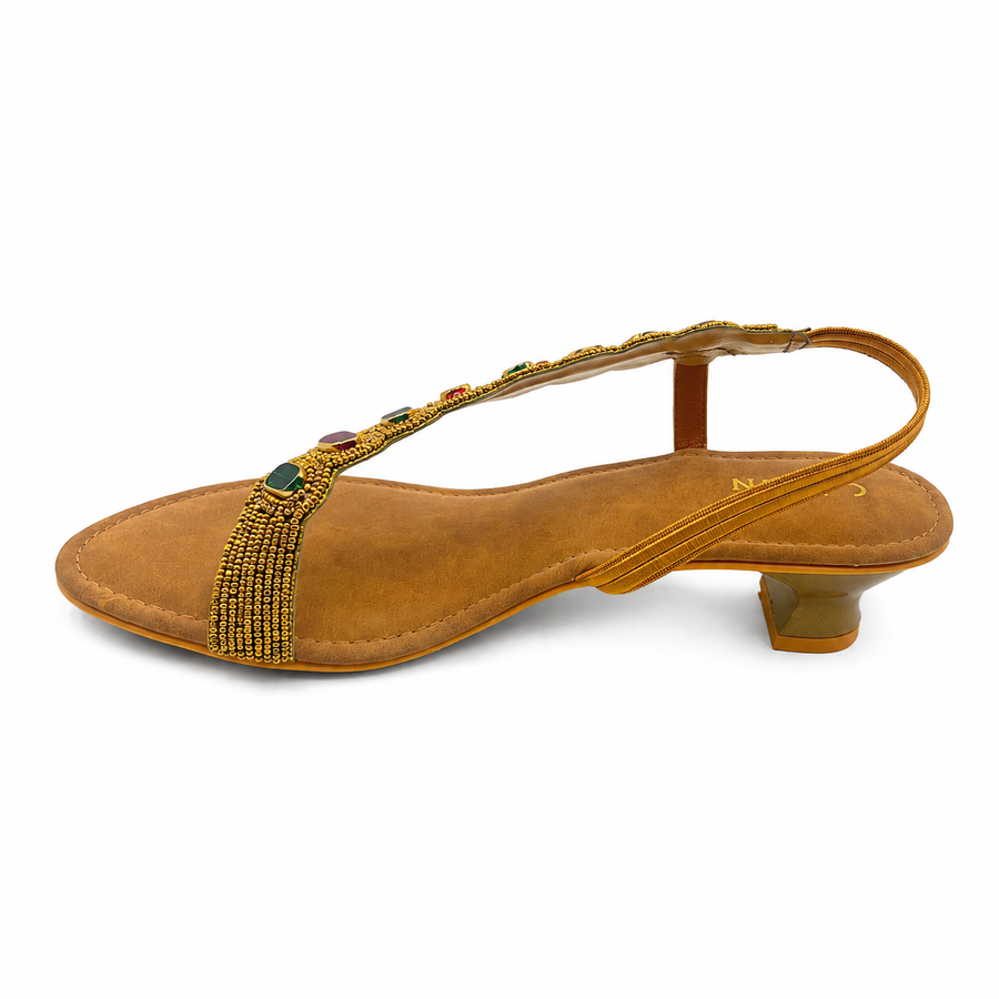 Women's Bridal Kitten Heel Sandal