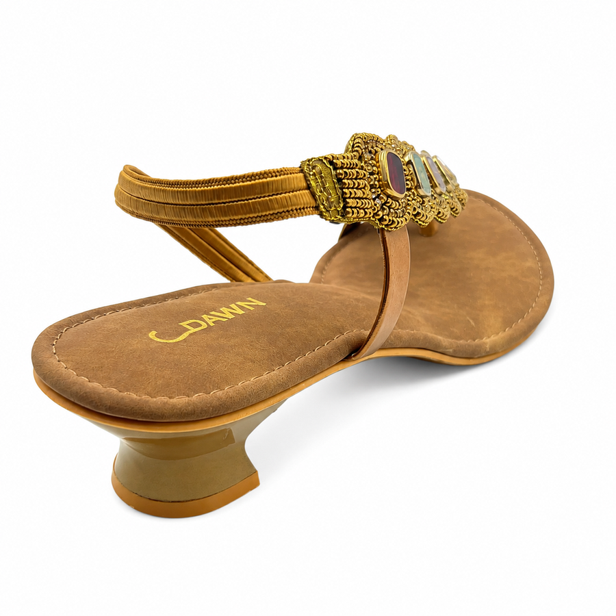Women's Bridal Kitten Heel Sandal