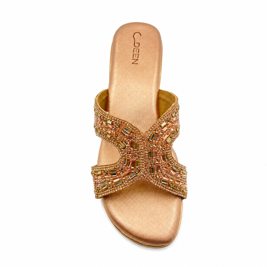Bridal Flat Heel Slip-On