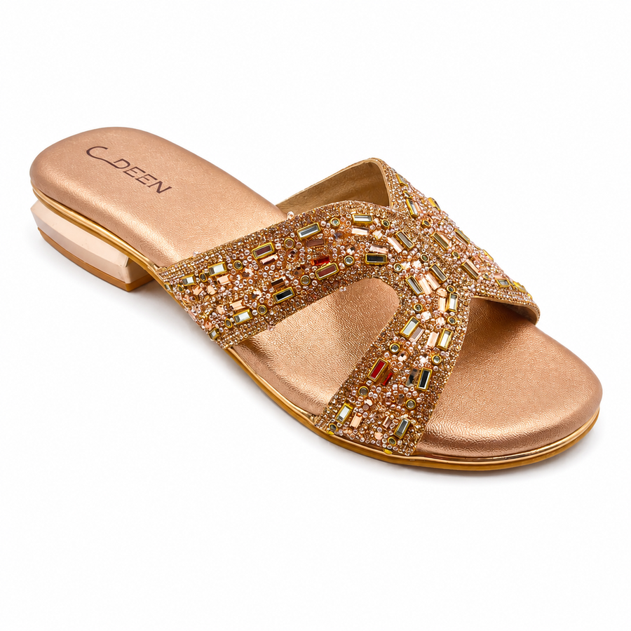 Bridal Flat Heel Slip-On