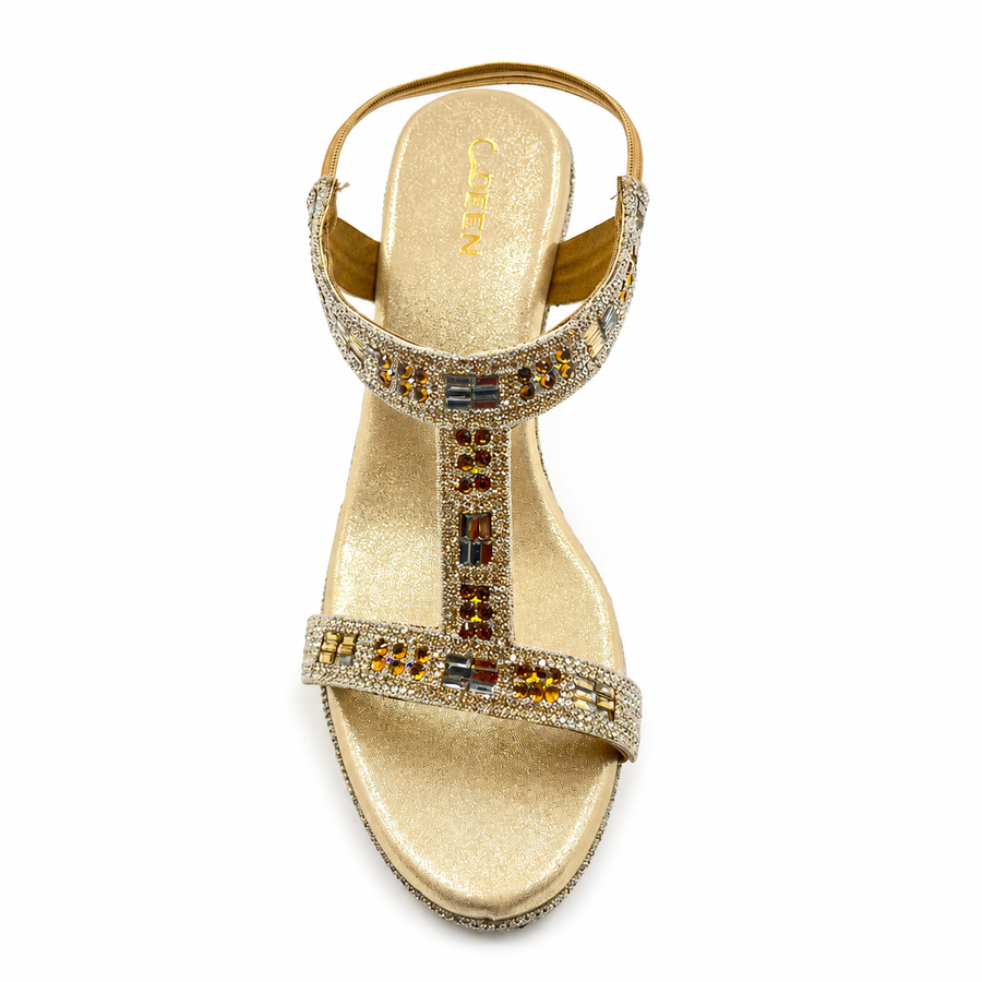 Women's Bridal Block Heel Sandal