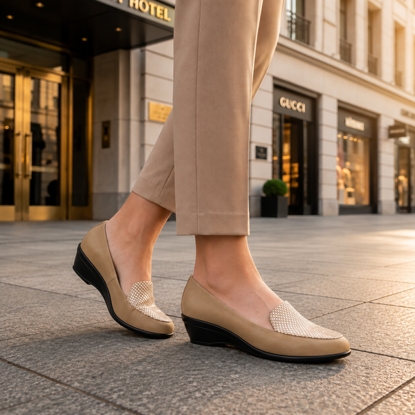 Women's Formal Party Wedge Ballerina