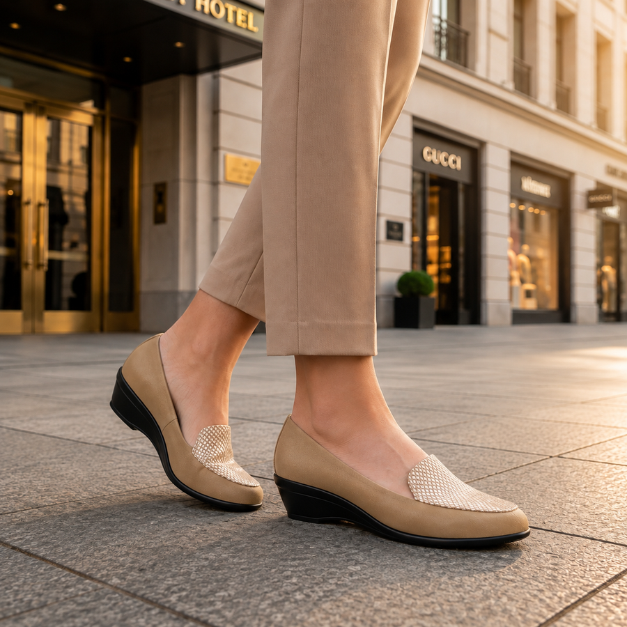 Women's Formal Party Wedge Ballerina