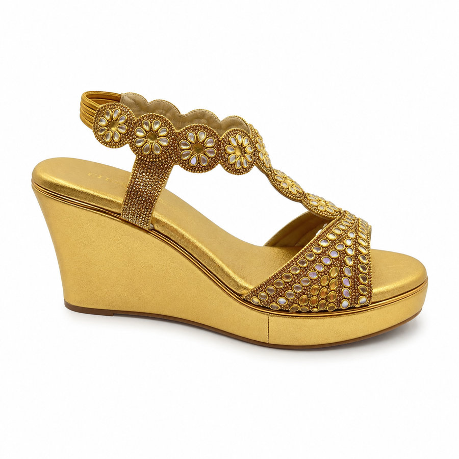 Women's Bridal Wedge Heel Sandal