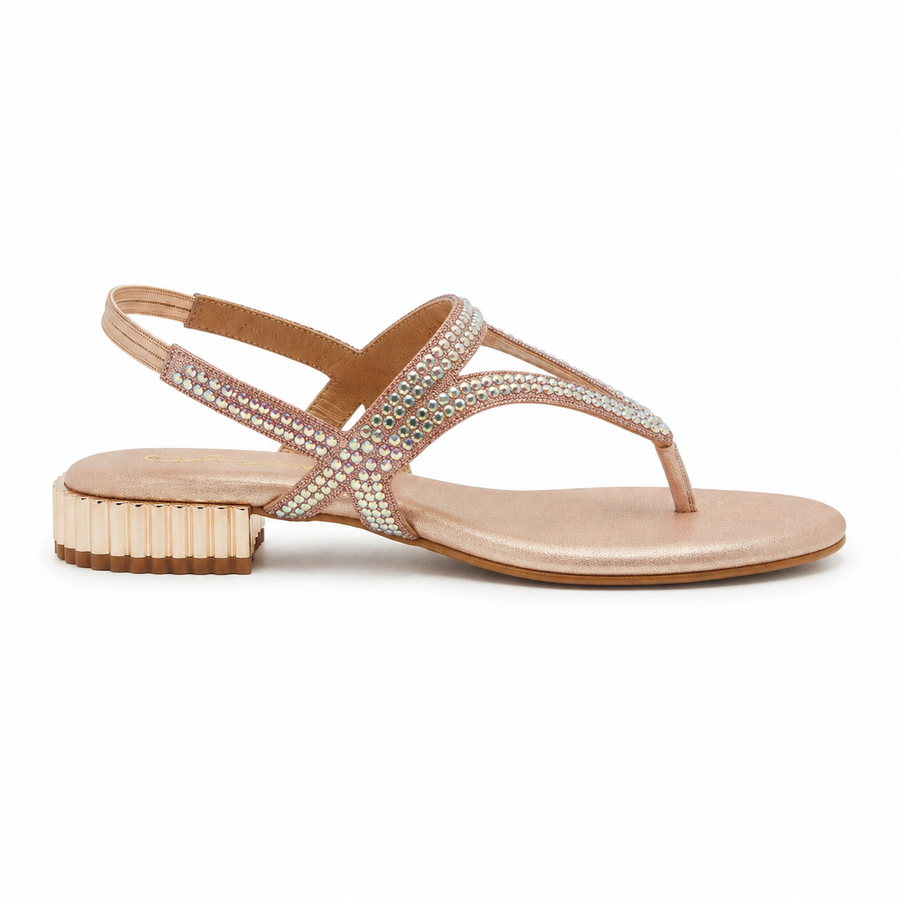 Women's Bridal Flat Heel Sandal