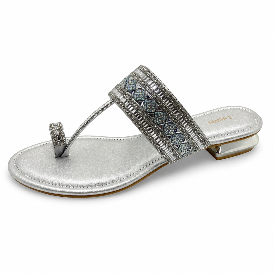 Women's Bridal Flat Heel Slip on