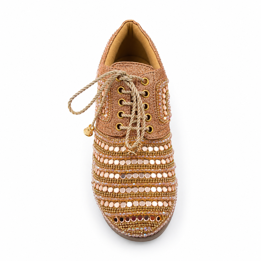Bridal Wedge Heel Sneaker