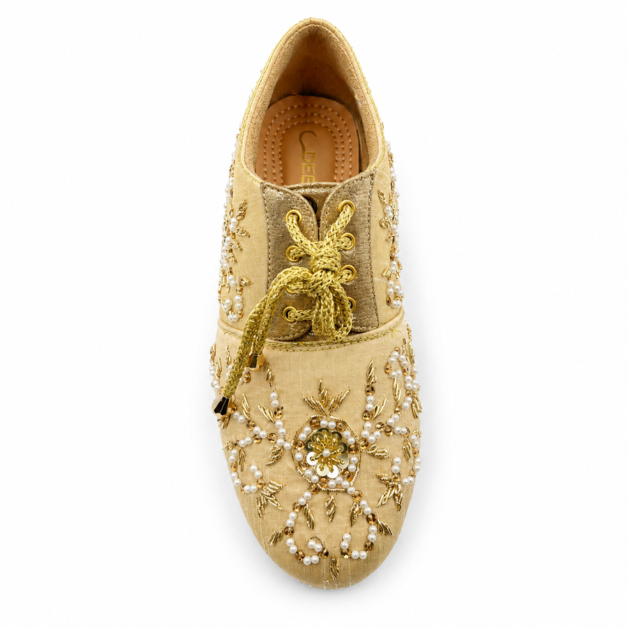 Bridal Wedge Heel Sneaker