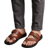DAWN Heritage Brown Buckle Sandal