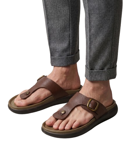 DAWN Urban Brown Buckle Sandal
