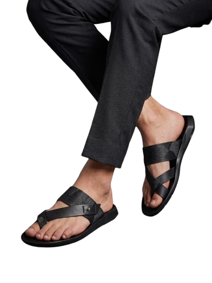 Classic Midnight Black Comfort Flip-Flops