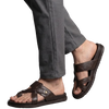 DAWN Classic Brown Cross-Strap Sandal
