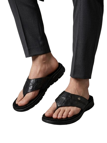 DAWN Premium Black Comfort Sandal