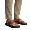 DAWN Classic Tan Cross-Strap Sandal