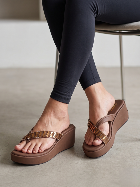 Women Casual Wedge Slipper