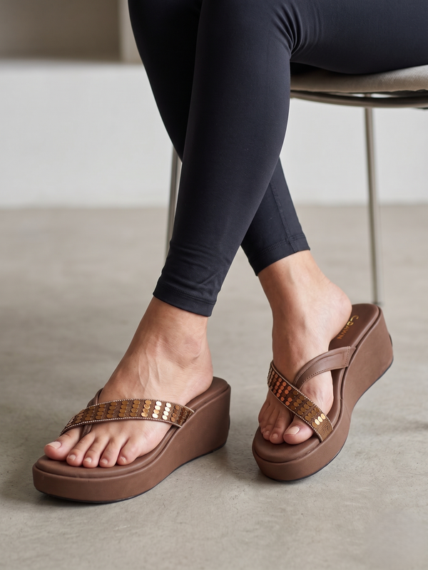 Women Casual Wedge Slipper