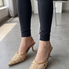 Women Bridal Kitten Heel Sandal