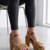 Women Bridal Block Heel Sandal