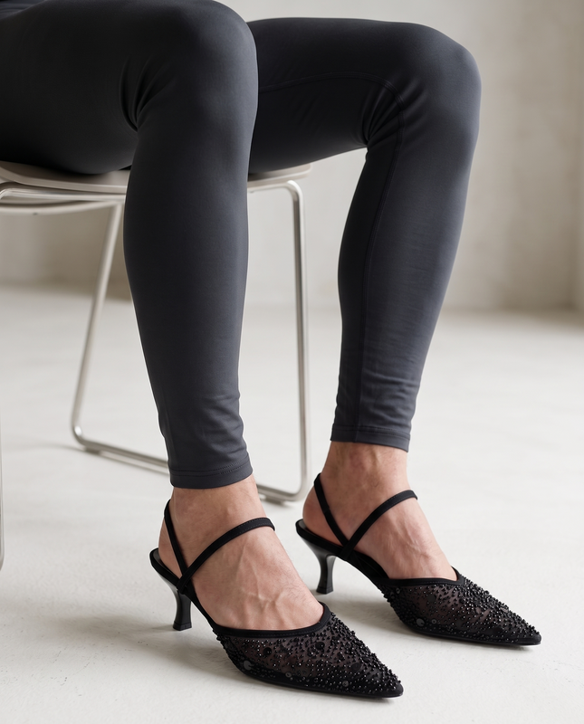 Women Bridal Kitten Heel Sandal