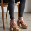 Women Bridal Block Heel Sandal