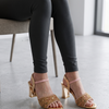 Women Bridal Block Heel Sandal
