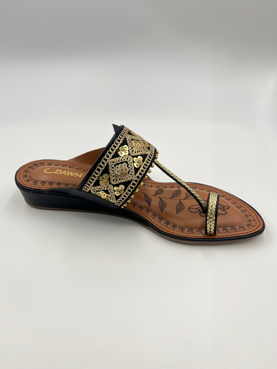 Women Casual Wedge Kolhapuri