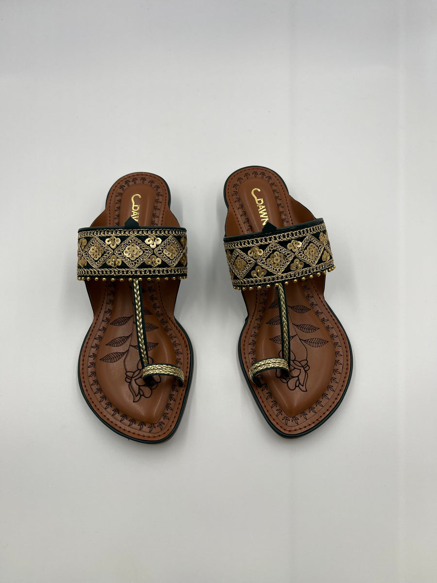 Women Casual Wedge Kolhapuri