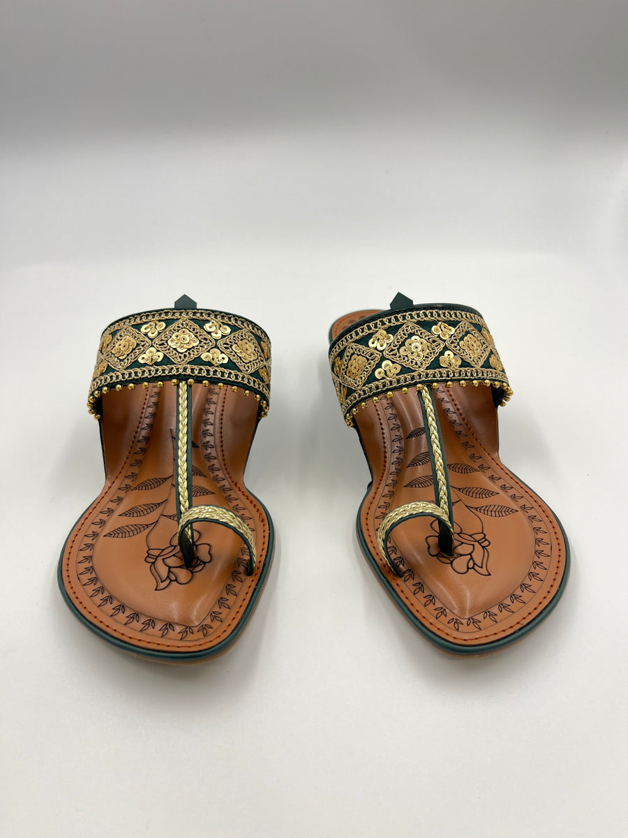 Women Casual Wedge Kolhapuri