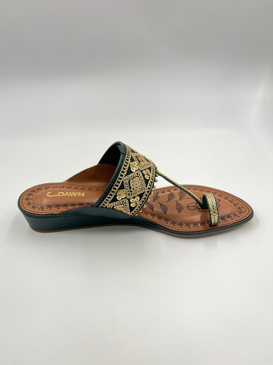 Women Casual Wedge Kolhapuri
