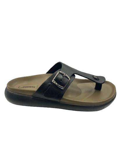 DAWN Urban Black Buckle Sandal