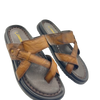 DAWN Classic Tan Cross-Strap Sandal