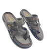 DAWN Classic Brown Cross-Strap Sandal