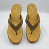 Bridal Wedge Heel Slipper