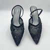 Women Bridal Kitten Heel Sandal