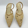 Women Bridal Kitten Heel Sandal