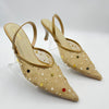Women Bridal Kitten Heel Sandal