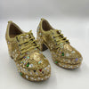 Women Bridal Wedge Sneaker
