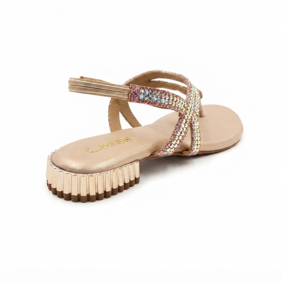 Women's Bridal Flat Heel Sandal