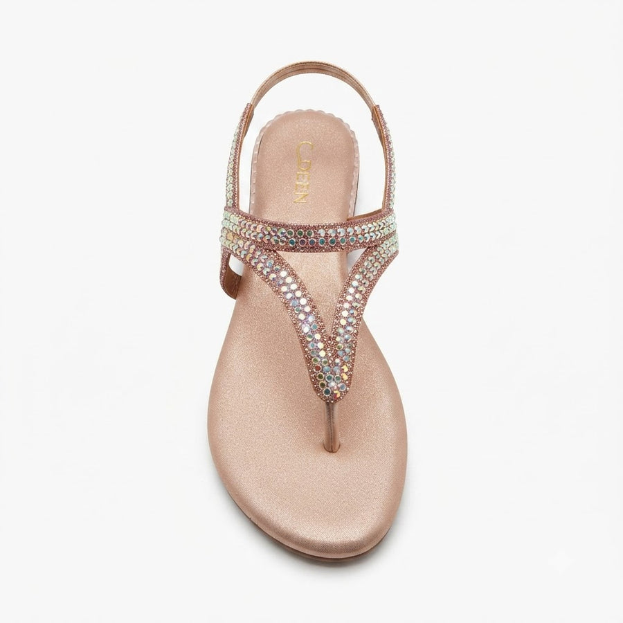 Women's Bridal Flat Heel Sandal