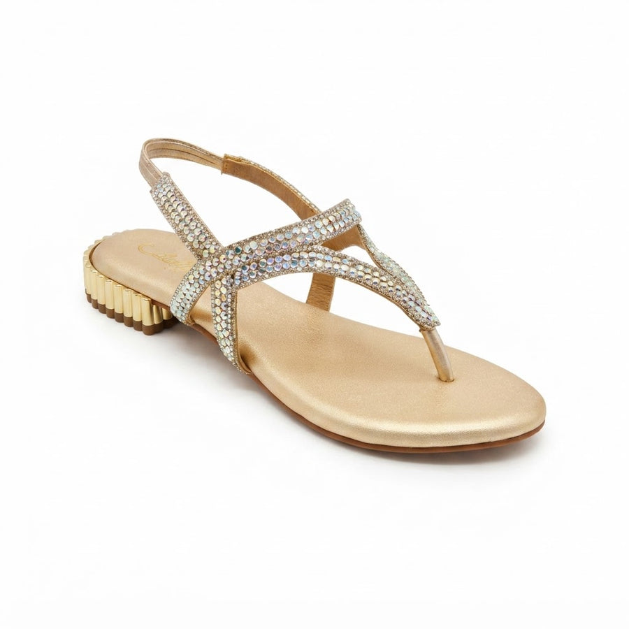 Women's Bridal Flat Heel Sandal
